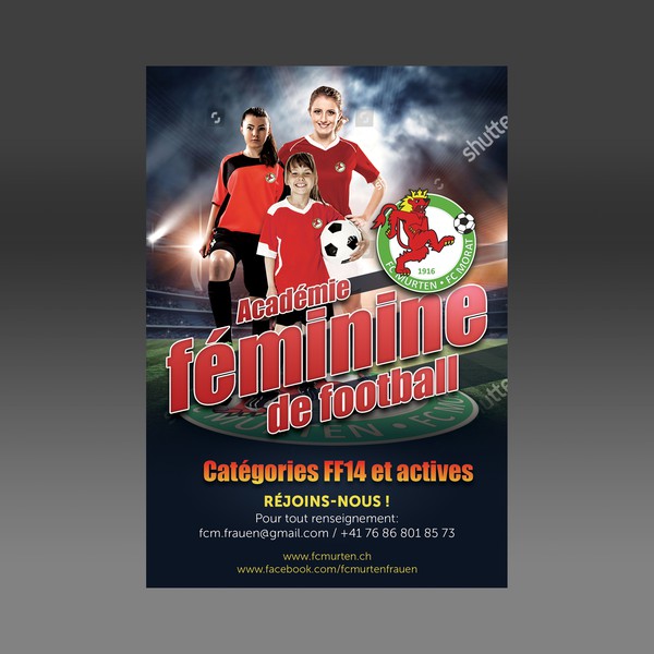 Design by dz+ titled "flyer Football Recruitment"