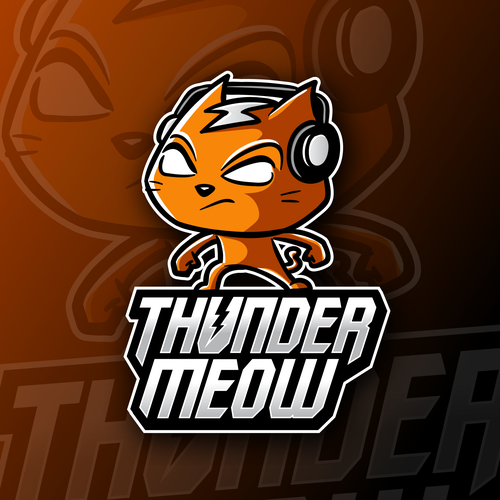 Need a logo for an up-and-coming gamer, thundermeow Design by Rock N Draw