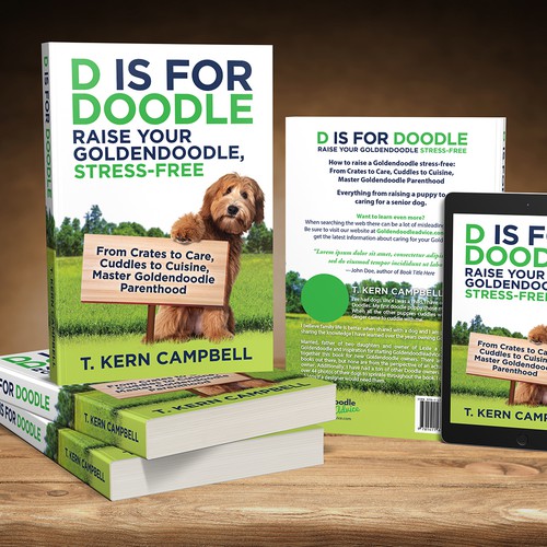 Help Keep Puppies Out Of Shelters - Book cover needed to help new Dog parents! Design by Sherwin Soy