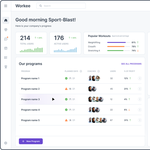 Website Design for a Personal Trainer Workout Platform Design by FaTiH™