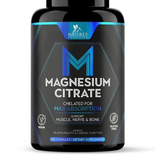 Premium Magnesium Citrate Design needed for Nature's Nutrition Design by ✝DeSiGnEr✝JOHN