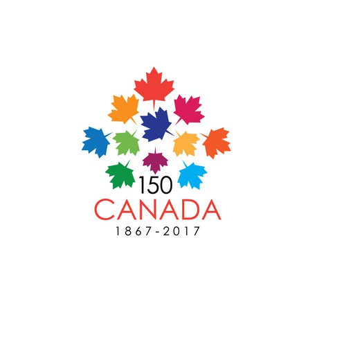 Community contest: Design Canada’s 150th birthday logo! Design by bluesflamingo