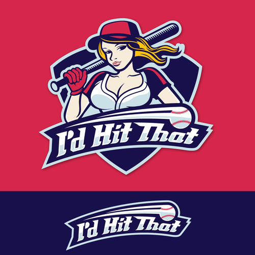 Fun and Sexy Softball Logo Design by maleskuliah
