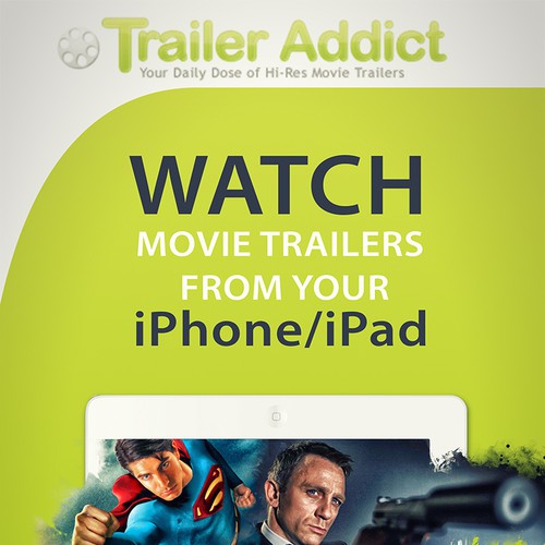 Help TrailerAddict.Com with a new banner ad Design por Mitahenare