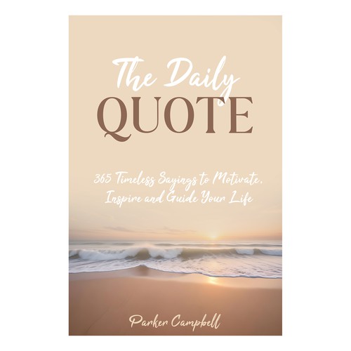 eBook Cover Design for a Book of Daily Quotes Design by Lala_