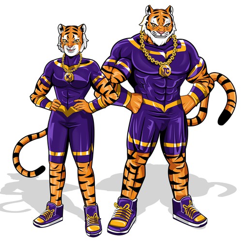 I need a Marvel comics style superhero tiger mascot. Réalisé par Artist86
