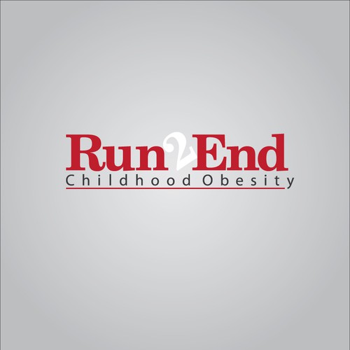 Run 2 End : Childhood Obesity needs a new logo Diseño de AalianShaz
