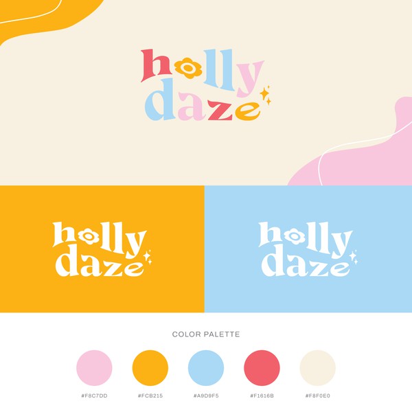 Hip Colorfull Retro Logo