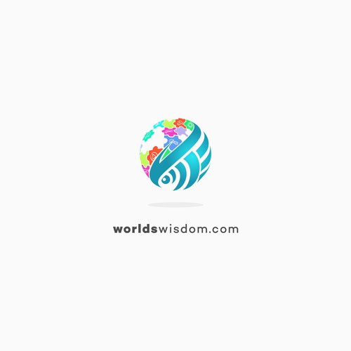 Creating a logo for the WorldsWisdom.com a digital repository of information and wisdom Design by you_gis