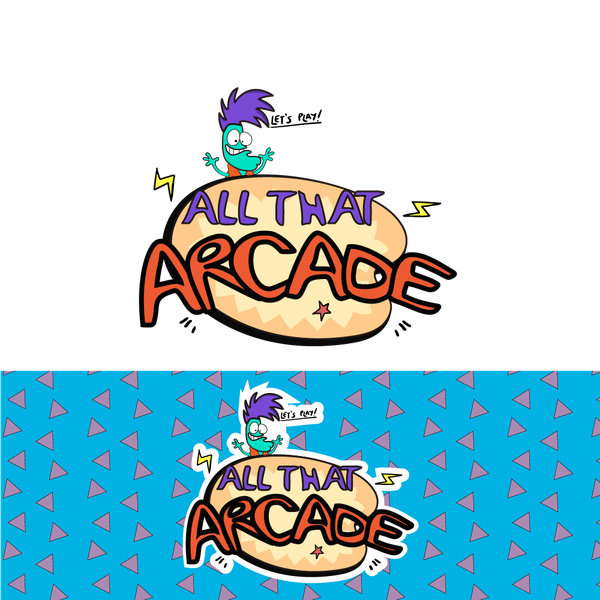 Design by LuisV titled "All that ARCADE logo proposal"