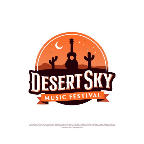 Desert Sky Music Festival Design by Cecilia0409