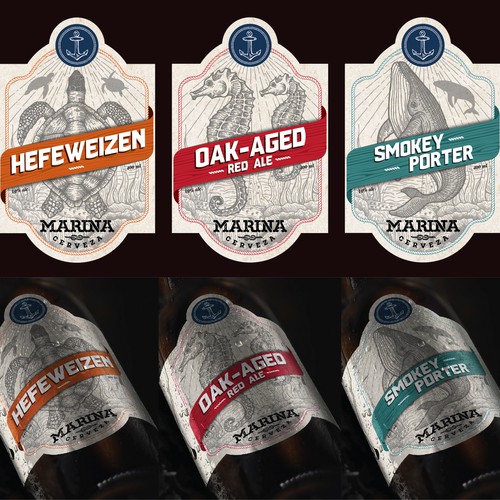 Create a vintage and timeless beer label for an up and coming mexican craft brewery! Design por MANTSA®