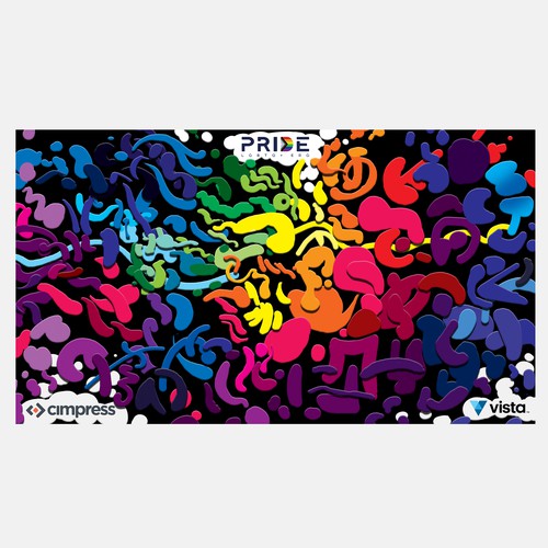 Virtual backgrounds for PRIDE month (multiple winners) Diseño de lofosparalogos