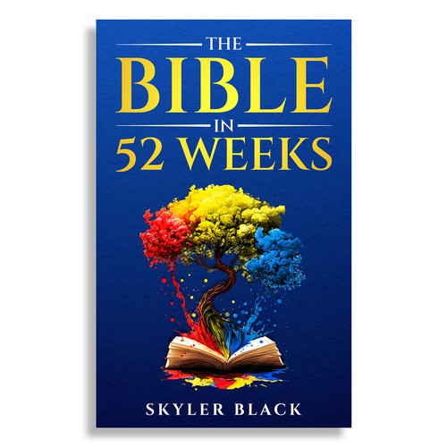 Painterly Book Cover for Yearlong Women's Bible Study Design by Cinque❞