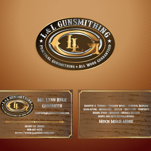 Gunsmith needs New Logo & Business Card Design Design by locknload