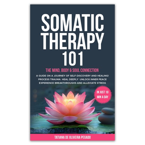 Beautiful & powerful book cover with a lotus flower design Design by Lakṣya