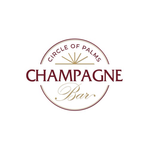 Design Luxury and modern Champagne Bar logo por Neutra™