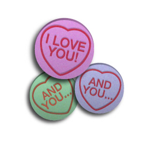 コンペ「"I Love You! And You... And You..." [LOGO - $355]」のデザイン by UltiMissさん 