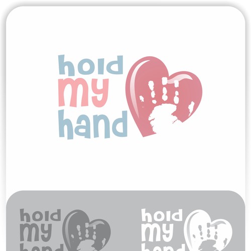 logo for Hold My Hand Foundation Design por fire.design