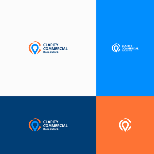Logo + Brand Guide for Clarity Commercial Real Estate Design by Ronaldy