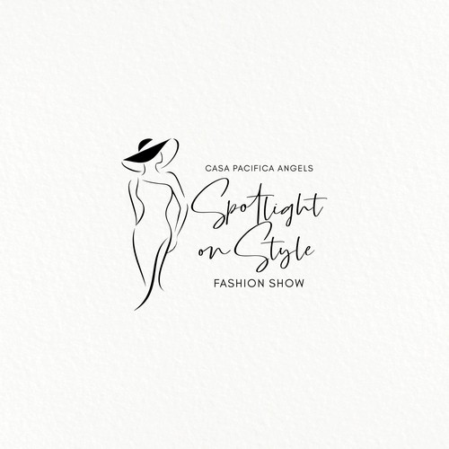 Elegant, fun, flirty logo for upscale Fashion Show Fundraiser Design by GinaLó