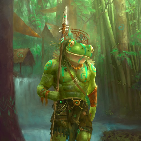 Warrior frog