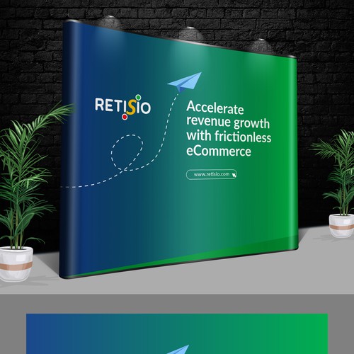 Design a fantastic tradeshow booth for enterprise SaaS company / eCommerce platform Design by dezignedge*