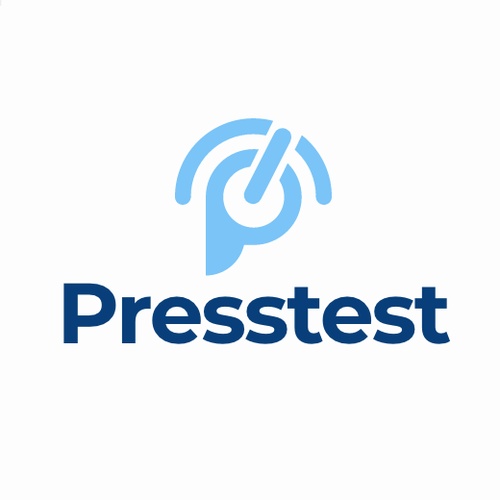 Presstest logo Design by UXSoul