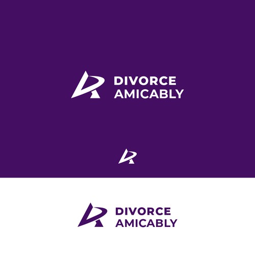 Logo for a new, healthy way for reasonable people to divorce Design by rk43_lab