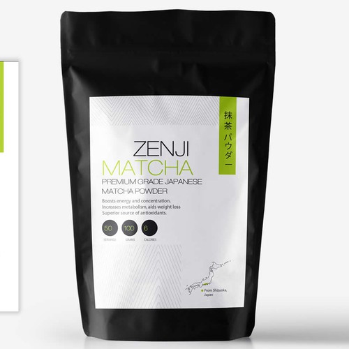 Japanese Matcha Product Needs Label - *GUARANTEED & BLIND* Design by cynemes