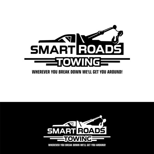 Best Towing Company Logo Design takes it all! Design by hasahatan