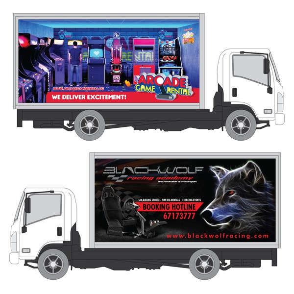 Arcade Game Box Truck