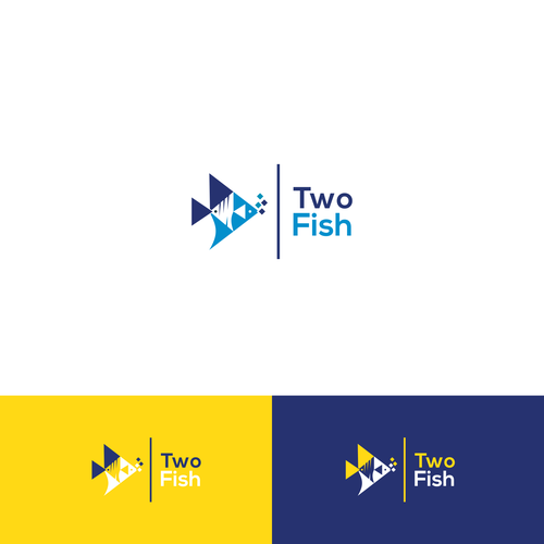 Logo and Brand Guideline for "Two Fish" Software House Design by ::overload::