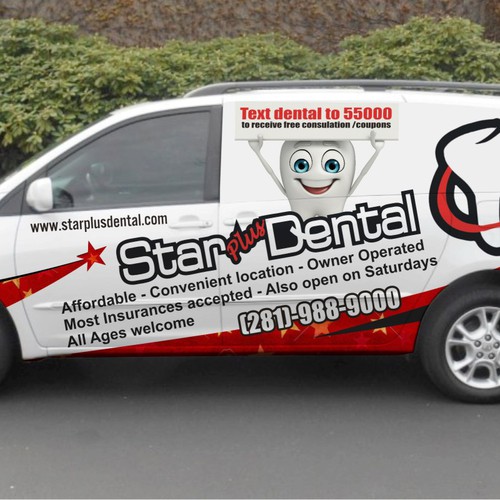  CAR wrap design for Dental office Design by TANSA ART