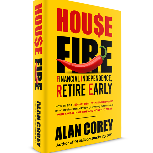 Eye-catching BOOK COVER with REAL ESTATE and EARLY RETIREMENT focus Design by Zeljka Vukojevic