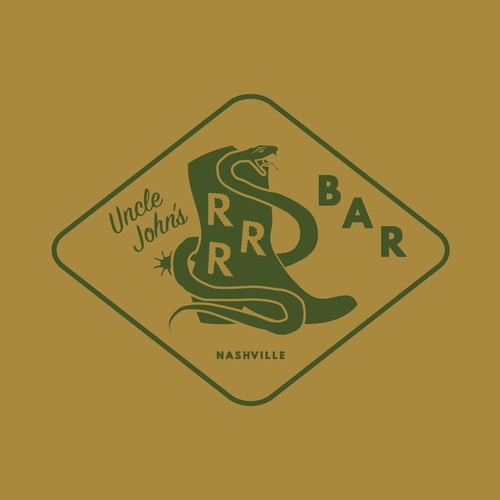 RRR Bar logo contest Design by Gimmick Design Co