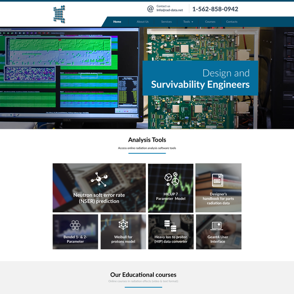 Design by Design KMO titled "Rad-Data Landing"