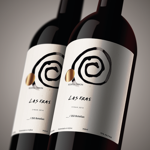 ORGANIC EXCLUSIVE WINE LABEL DESIGN - BODEGA CERRON Design by OtomPotom