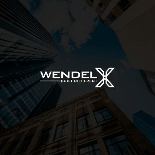 Luxury Logo Design for Wendel X — A Premium Construction Brand Built Different Design by WaksArt©