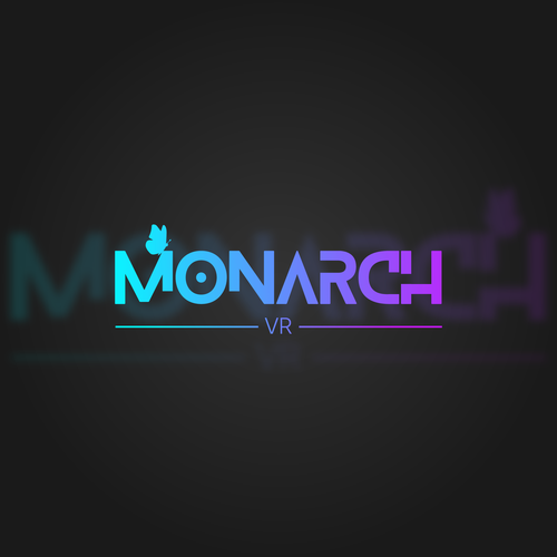 Design a fun, modern logo for a VR game featuring the Monarch Butterfly Design by Kris1923