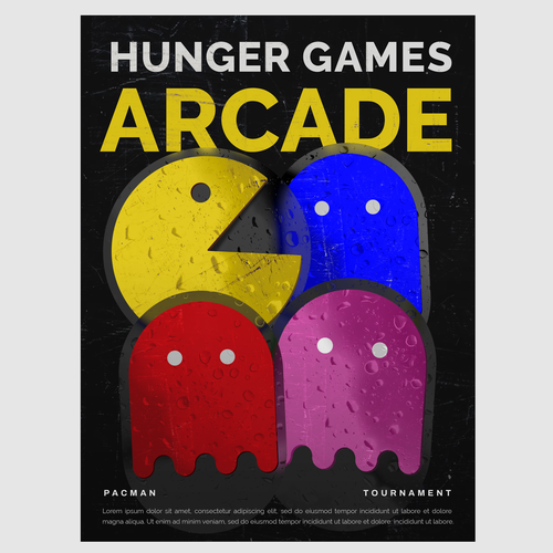 Design cover art for PACMAN arcade exhibit Design by eavum