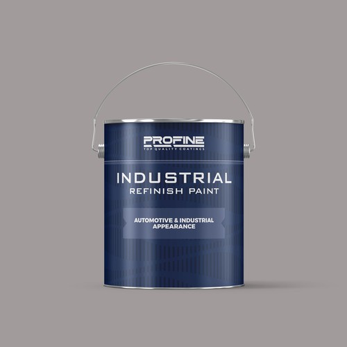 Label for our professional automotive and industrial coatings products Design by Rumon79
