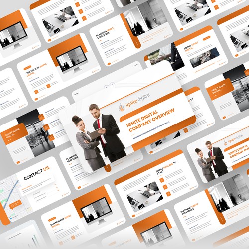 Branded Powerpoint/Slides Presentation Design by AI003