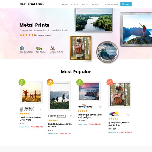 Design Print comparison website Design by OMGuys™