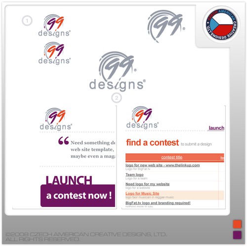 Logo for 99designs Design by BombardierBob™