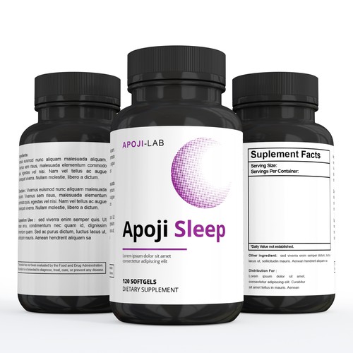 "Packaging for high quality brand of Dietary Supplements" winning Product packaging