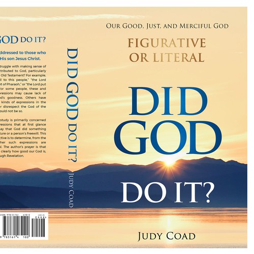 Design book cover and e-book cover  for book showing the goodness of God Design by Klassic Designs