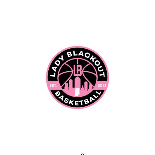 Creative Girls Youth Basketball Team Logo Design by bondeng17