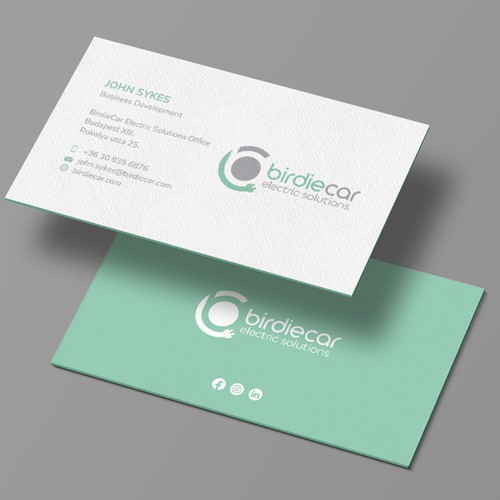 business card for company called birdie Design by Xclusive16