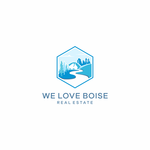 Logo creation capturing quality of life and moving to Boise, ID w/outdoors and downtown components Design by Ghouvan